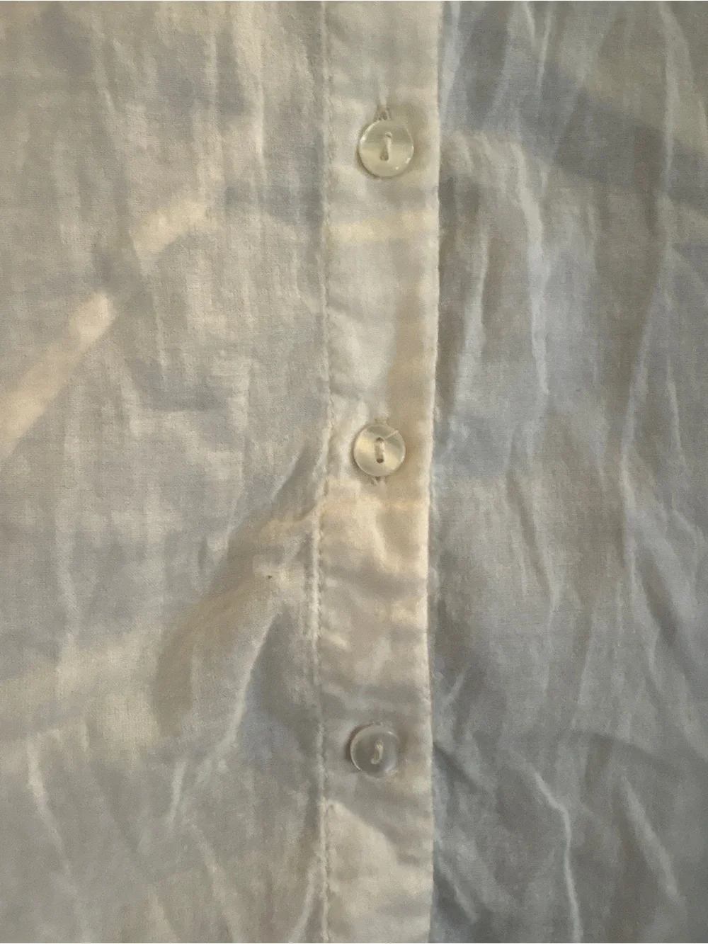 SZ XS FREE PEOPLE RAINBOW RAYS LONG SLEEVE BUTTON DOWN COTTON GAUZE